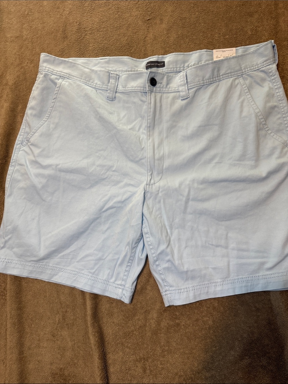 St. John's Bay Light Blue Men's Chino Shorts